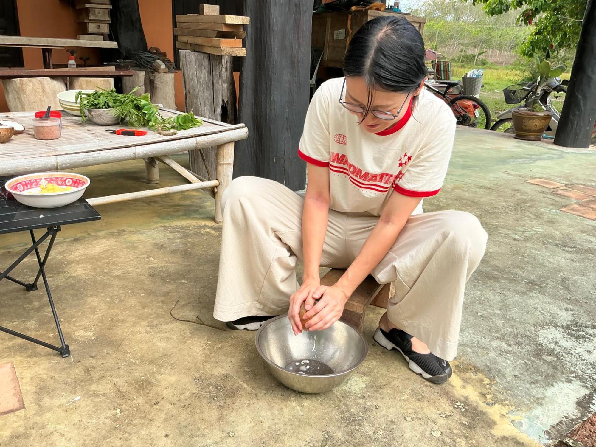 โฮมสเตย์บ้านนายสิงโตเขาคูหา Ban Khu Ha Nai Bagian luar foto